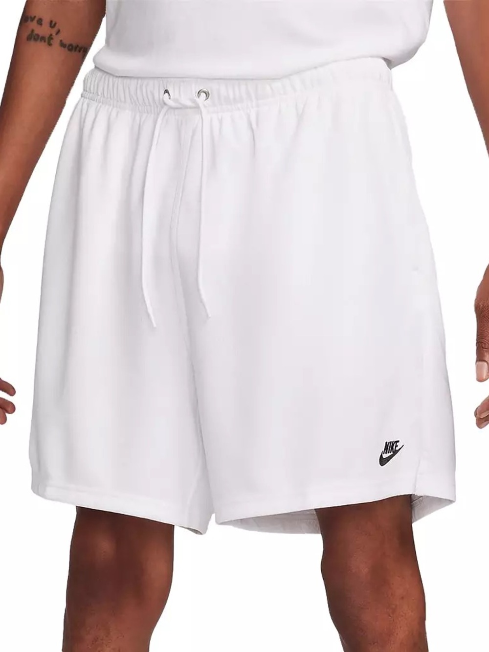 NWT Nike Club Men's Mesh Flow Shorts White Classic FN3514-100 medium $55